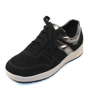 Mephisto womens Sneaker, Black, 7.5 US